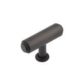 Belgrave T Bar Stepped Cupboard Knobs Dark Bronze - Burlington Range